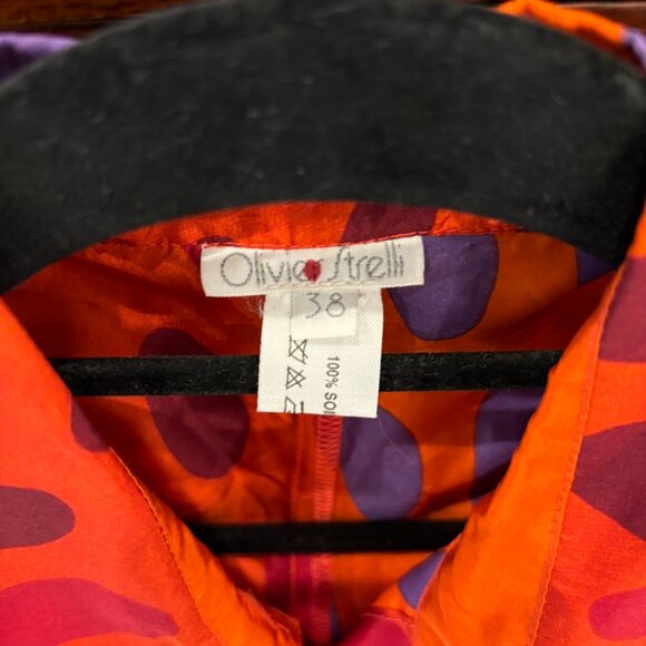 Vintage Olivier Strelli 100% Silk Dress - Picture 2 of 6